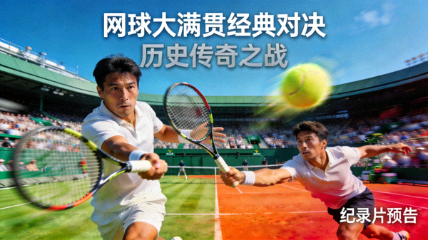 网球大满贯赛事历史经典对决纪录片预告视频缩略图